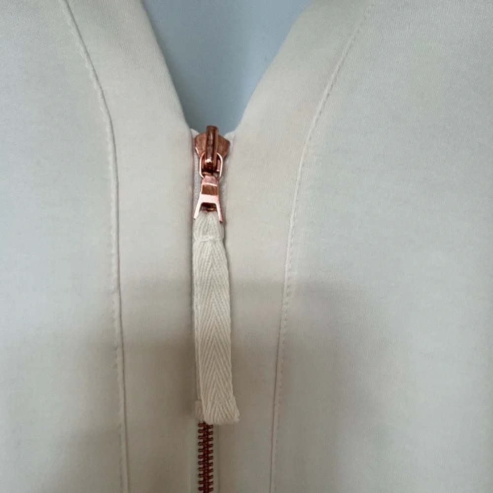 LOGO by Lori Goldstein White Lace Jacket - Picture 2 of 7